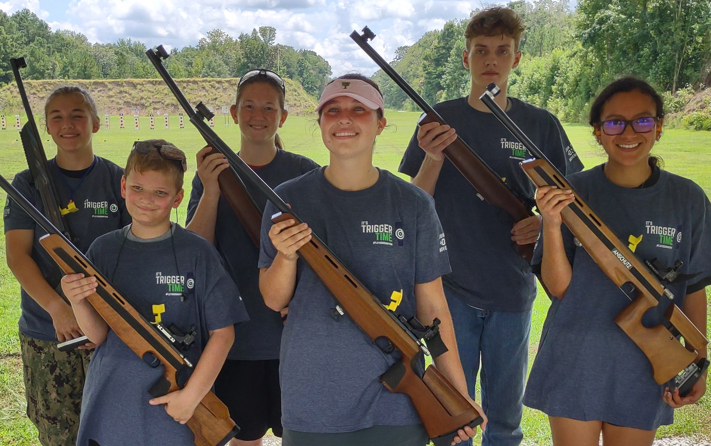 Six youth shot in our August smallbore match